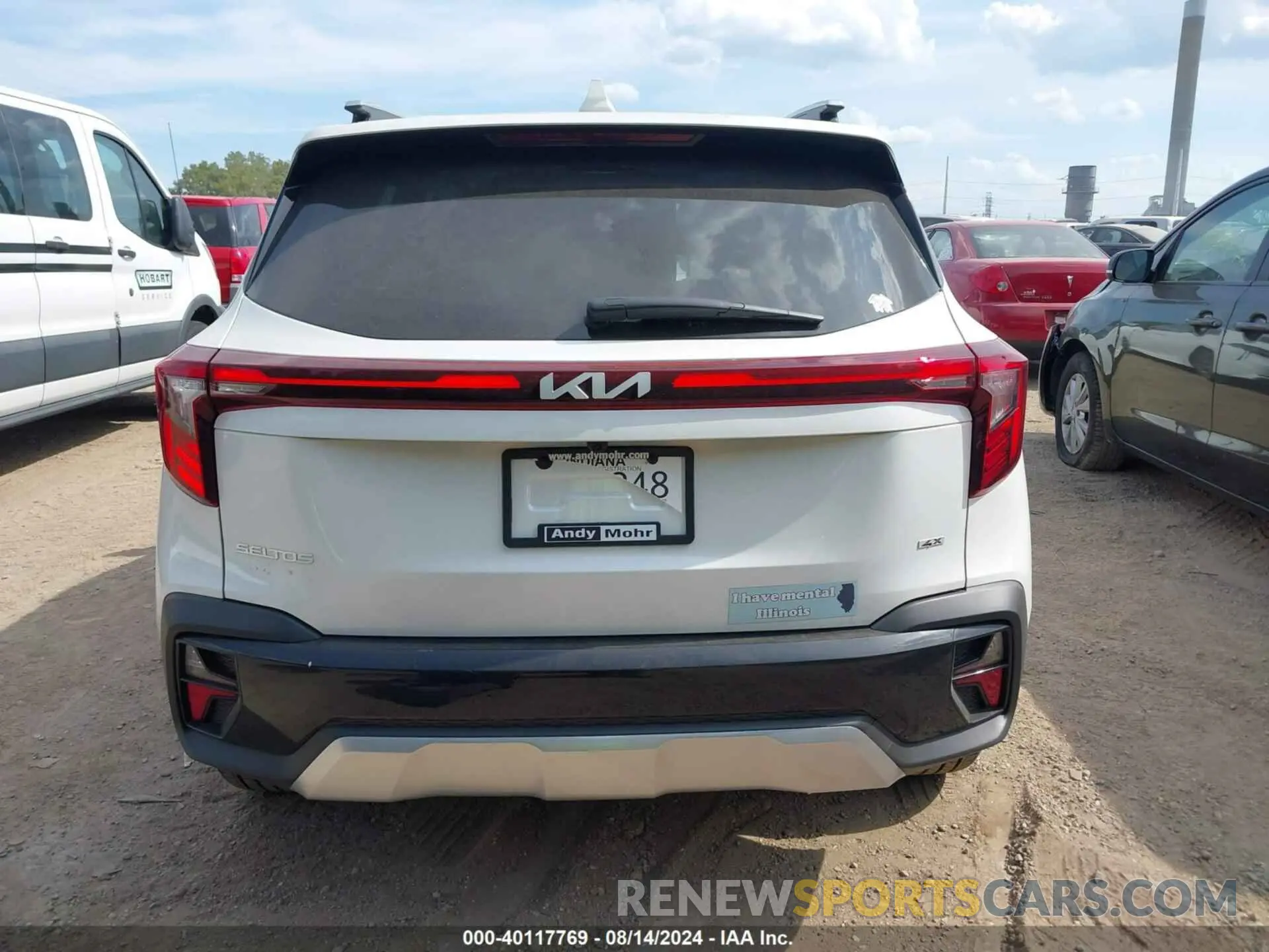 16 fotografías del automóvil dañado KNDETCA70R7572779 KIA SELTOS 2024