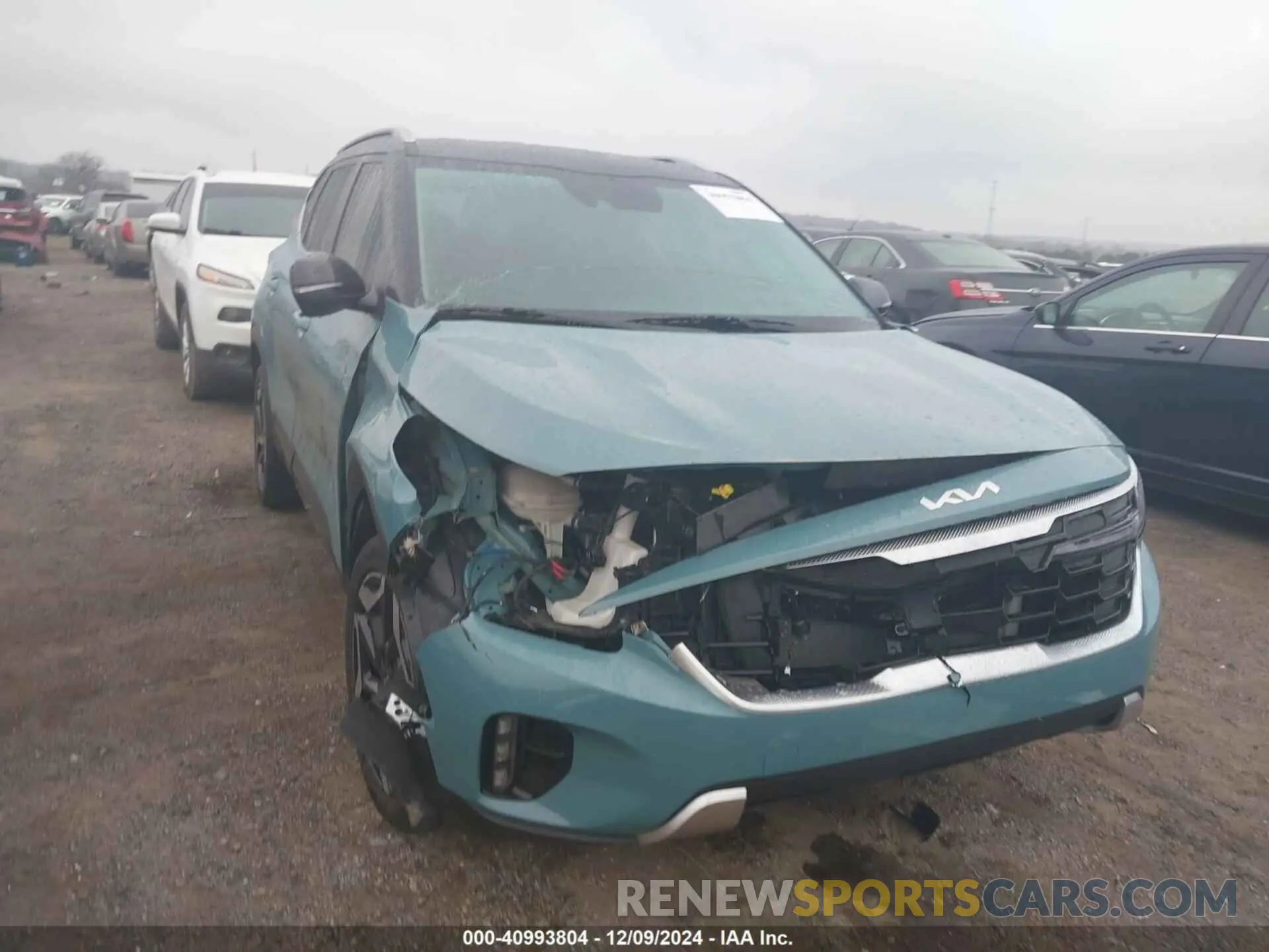 6 fotografías del automóvil dañado KNDETCA71R7484002 KIA SELTOS 2024