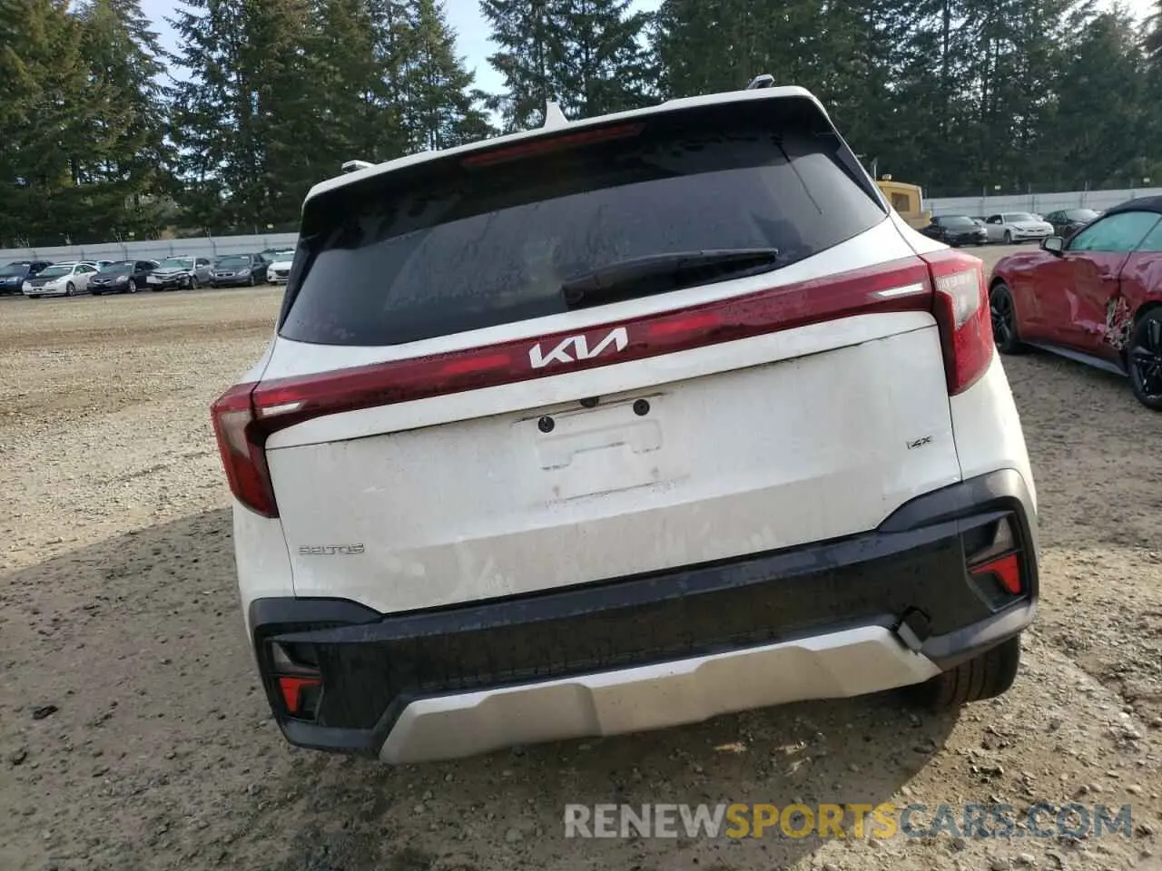 6 fotografías del automóvil dañado KNDETCA72R7488575 KIA SELTOS 2024