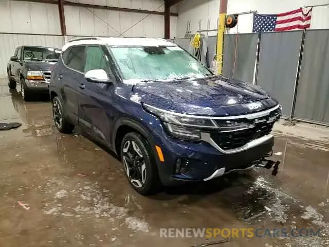 15 fotografías del automóvil dañado KNDETCA72R7501793 KIA SELTOS 2024