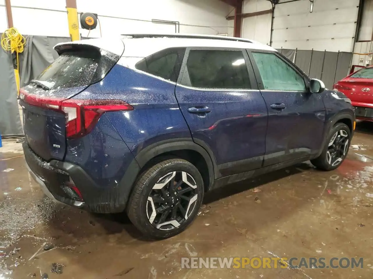 3 fotografías del automóvil dañado KNDETCA72R7501793 KIA SELTOS 2024