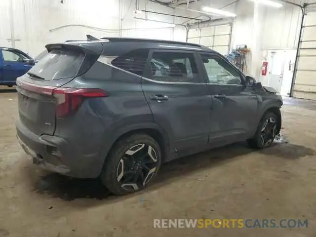 3 fotografías del automóvil dañado KNDETCA74R7535167 KIA SELTOS 2024