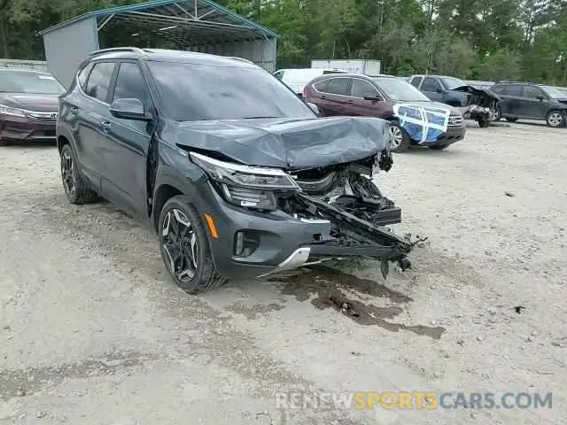 14 fotografías del automóvil dañado KNDETCA75R7493995 KIA SELTOS 2024