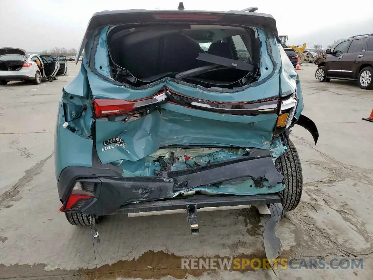 6 fotografías del automóvil dañado KNDETCA75R7583826 KIA SELTOS 2024