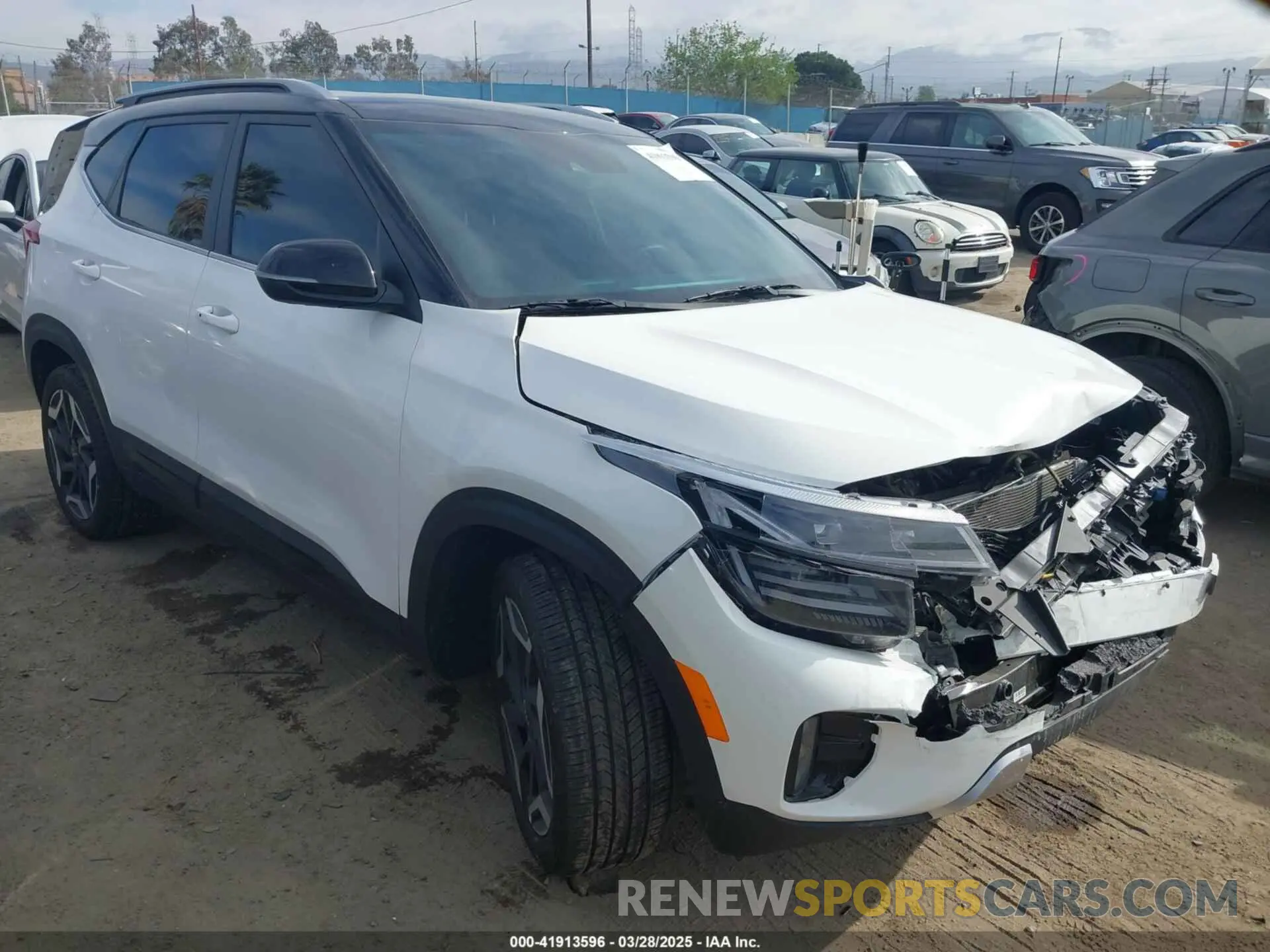1 fotografías del automóvil dañado KNDETCA75R7640381 KIA SELTOS 2024