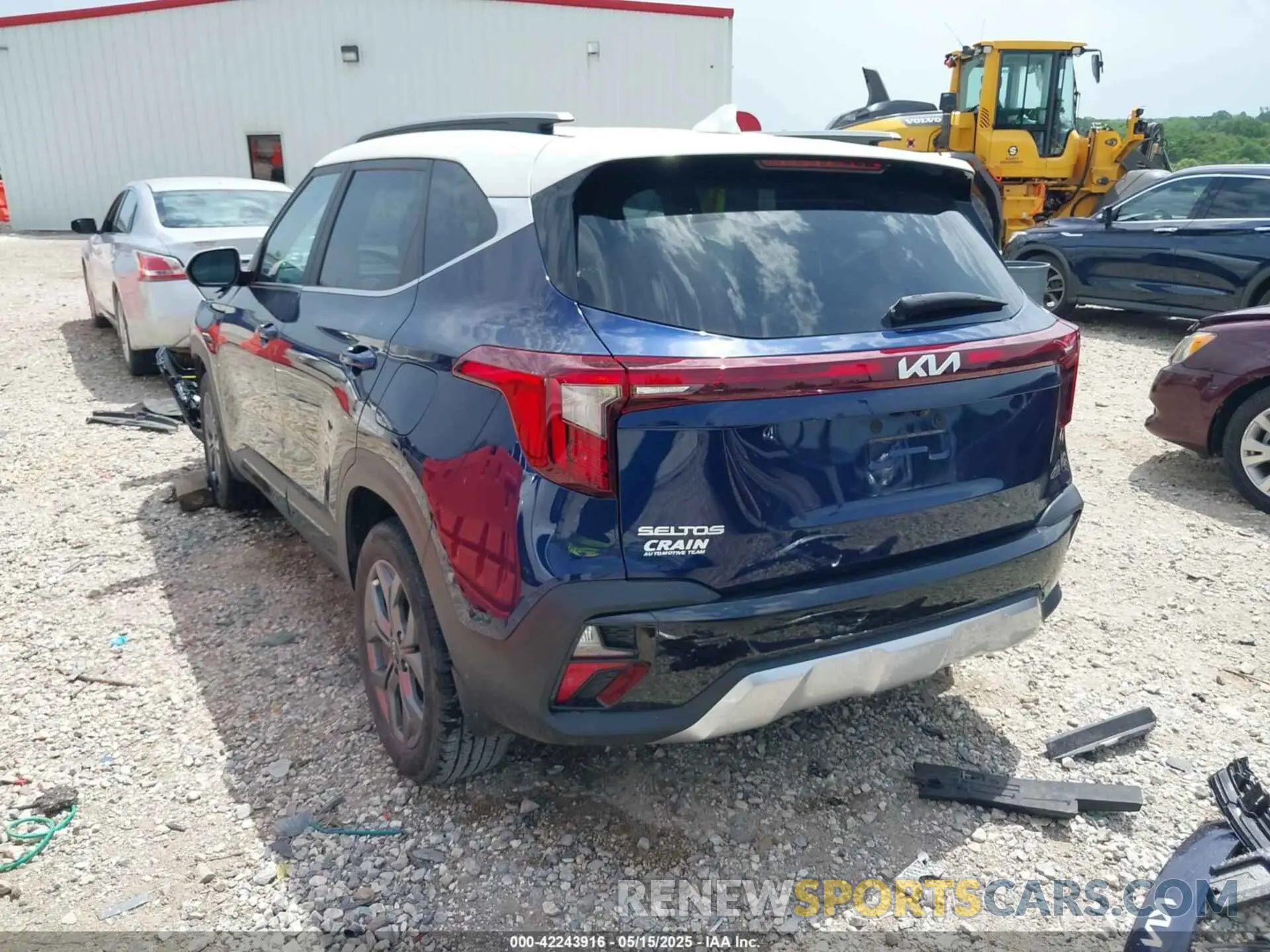 3 fotografías del automóvil dañado KNDEU2AA1R7543763 KIA SELTOS 2024