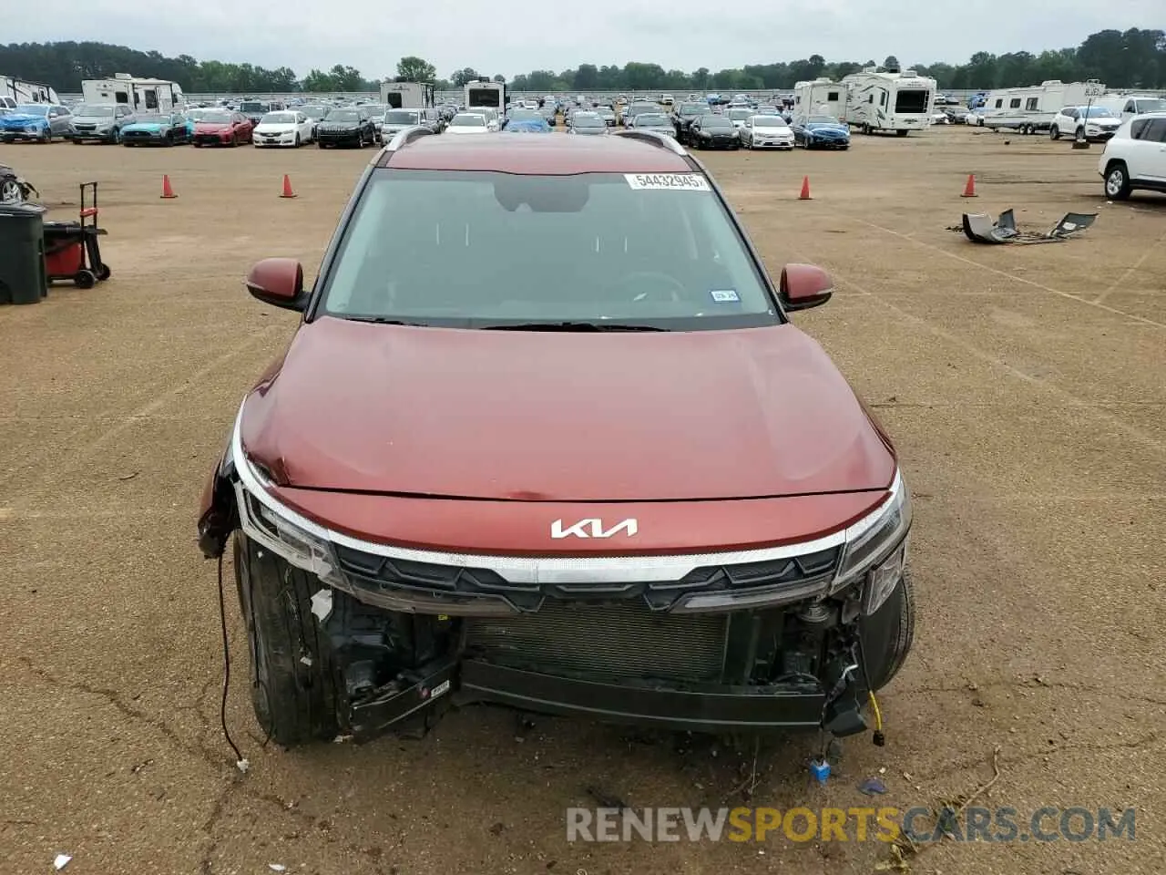 5 fotografías del automóvil dañado KNDEU2AA1R7582661 KIA SELTOS 2024