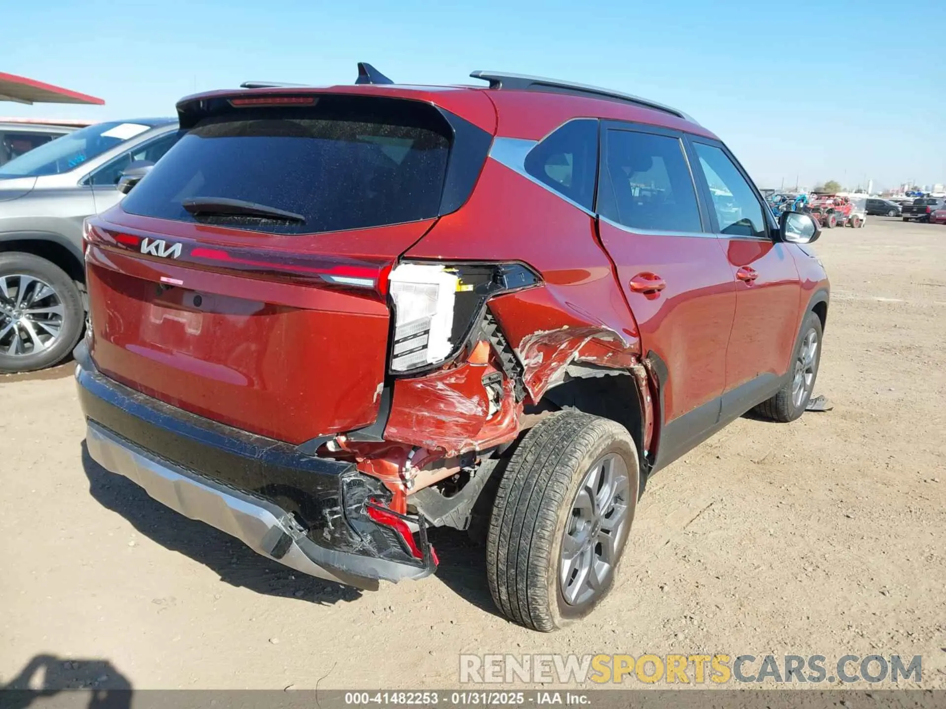 6 fotografías del automóvil dañado KNDEU2AA3R7638440 KIA SELTOS 2024