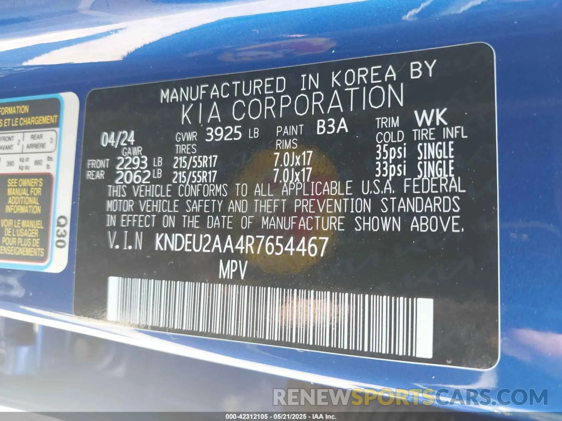 9 fotografías del automóvil dañado KNDEU2AA4R7654467 KIA SELTOS 2024