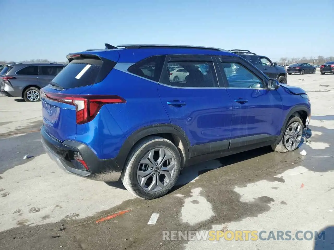 3 fotografías del automóvil dañado KNDEU2AA7R7525283 KIA SELTOS 2024