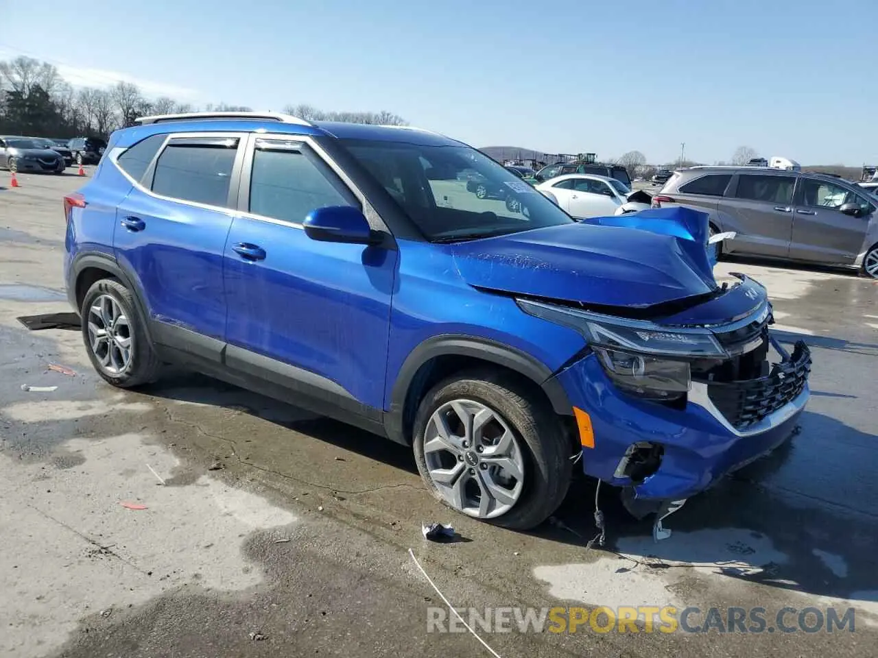 4 fotografías del automóvil dañado KNDEU2AA7R7525283 KIA SELTOS 2024