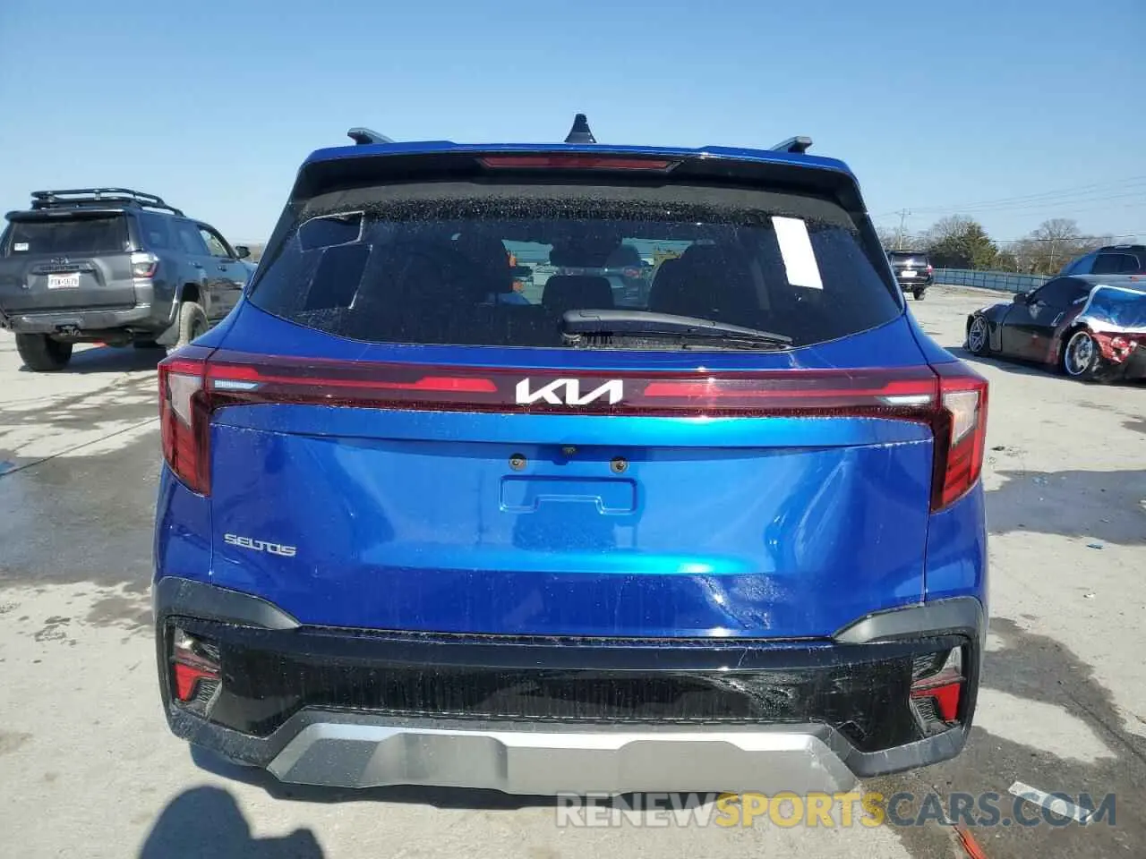 6 fotografías del automóvil dañado KNDEU2AA7R7525283 KIA SELTOS 2024