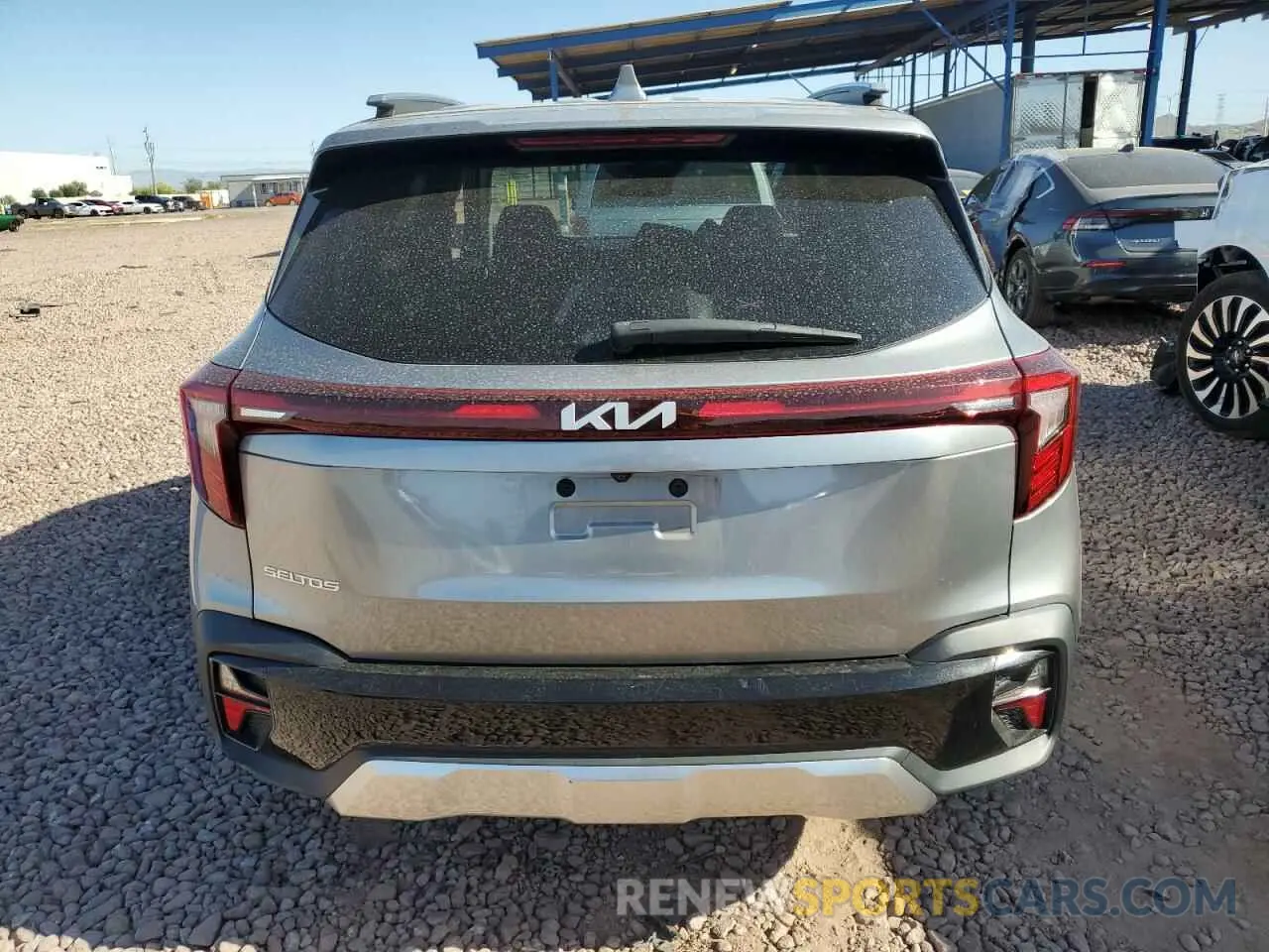 6 fotografías del automóvil dañado KNDEU2AA8R7497025 KIA SELTOS 2024
