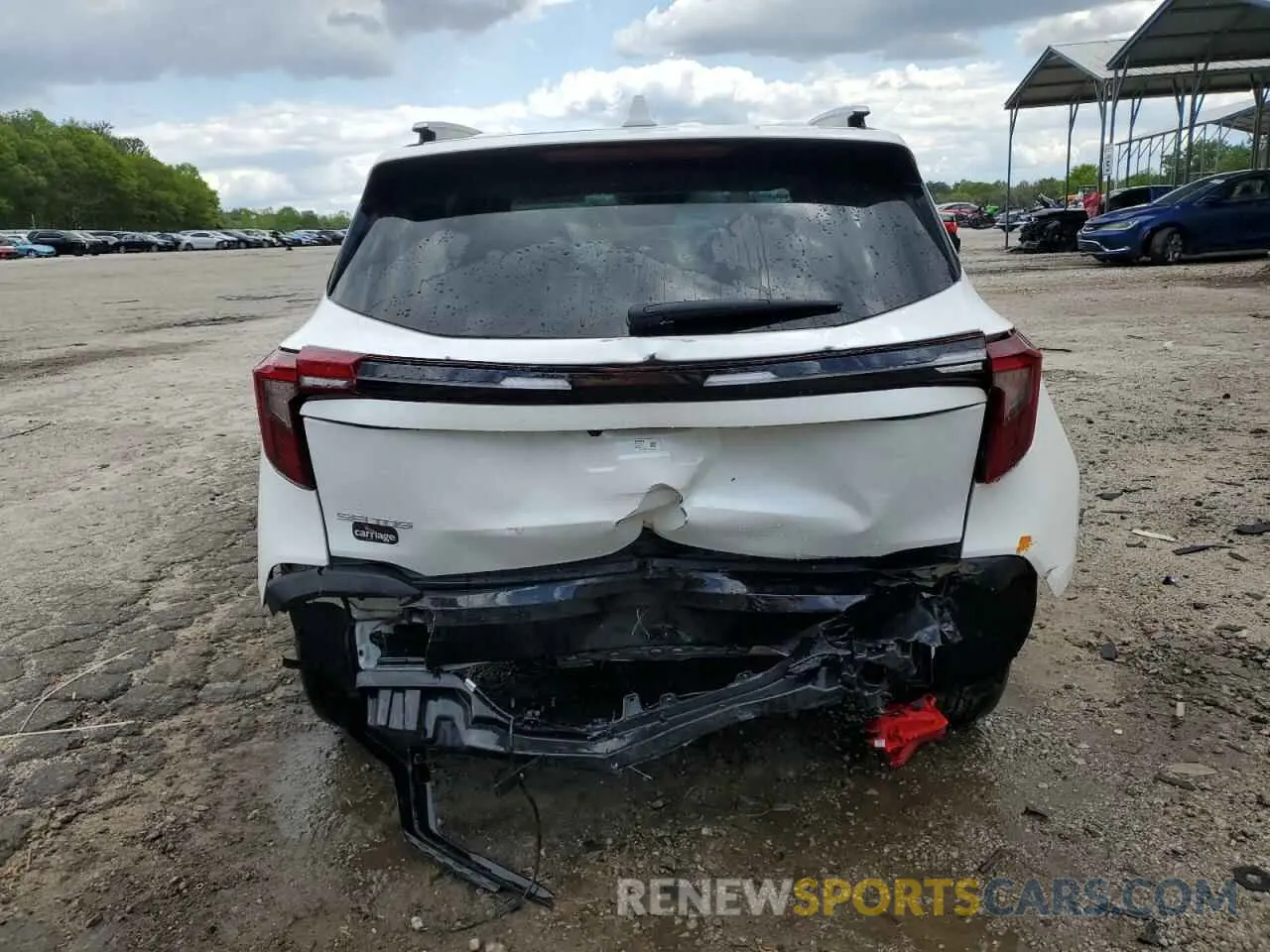 6 fotografías del automóvil dañado KNDEU2AAXR7476757 KIA SELTOS 2024