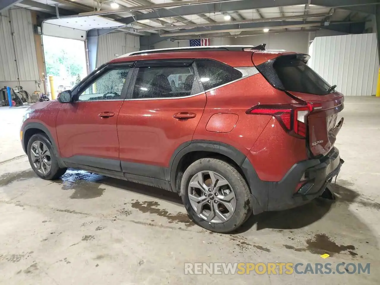 2 fotografías del automóvil dañado KNDEUCAA0R7525325 KIA SELTOS 2024
