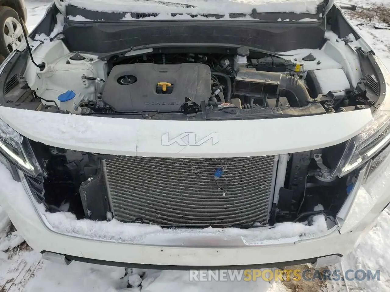 12 fotografías del automóvil dañado KNDEUCAA3R7609798 KIA SELTOS 2024