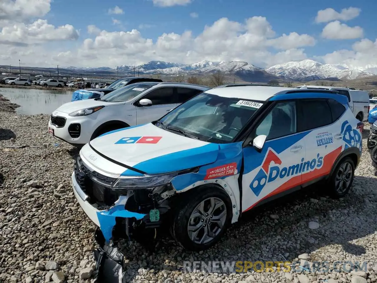 1 fotografías del automóvil dañado KNDEUCAA4R7585303 KIA SELTOS 2024