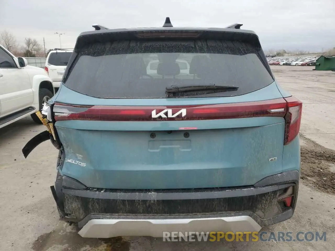 6 fotografías del automóvil dañado KNDEUCAA6R7664973 KIA SELTOS 2024