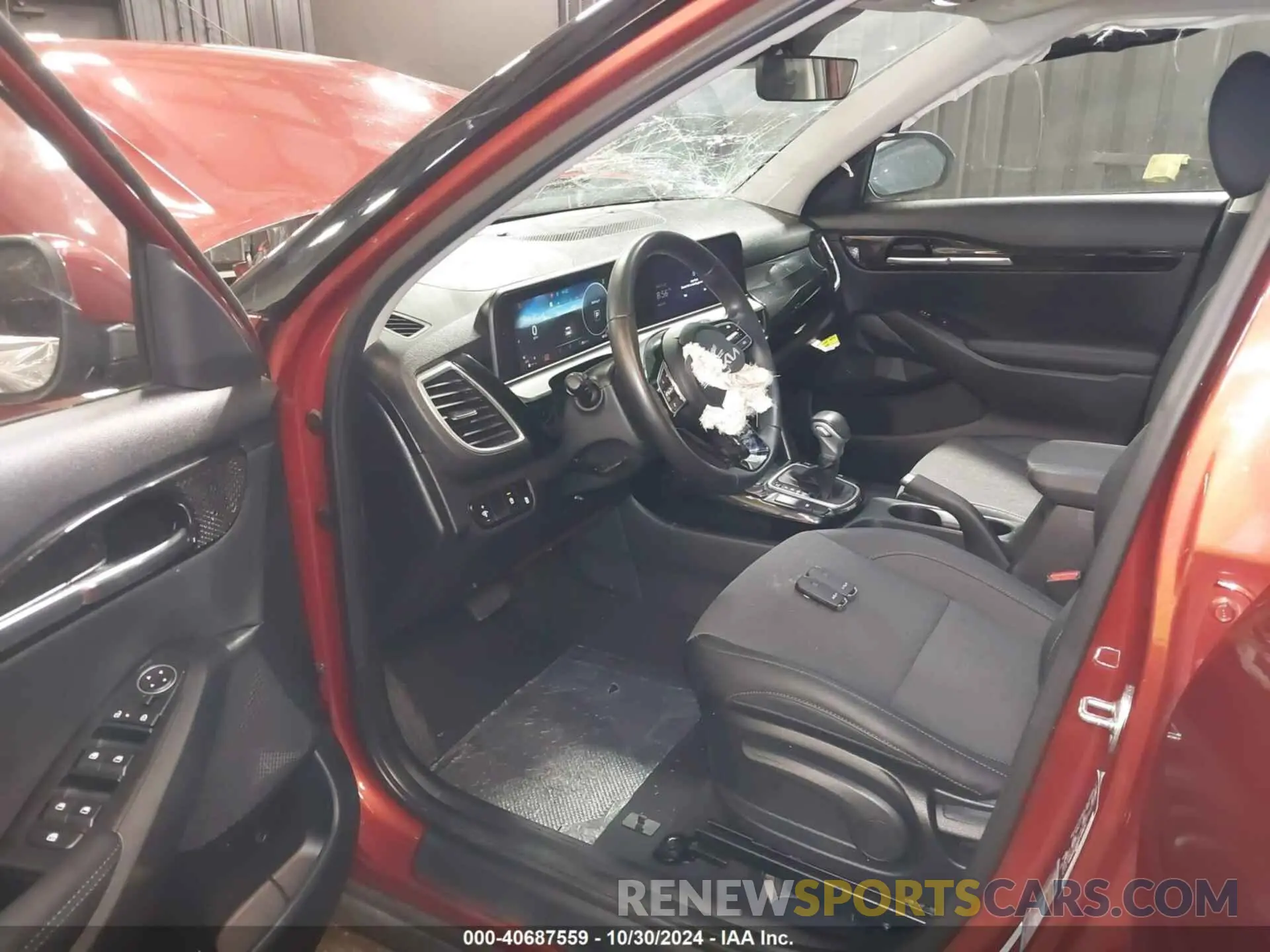 5 fotografías del automóvil dañado KNDEUCAA8R7606623 KIA SELTOS 2024