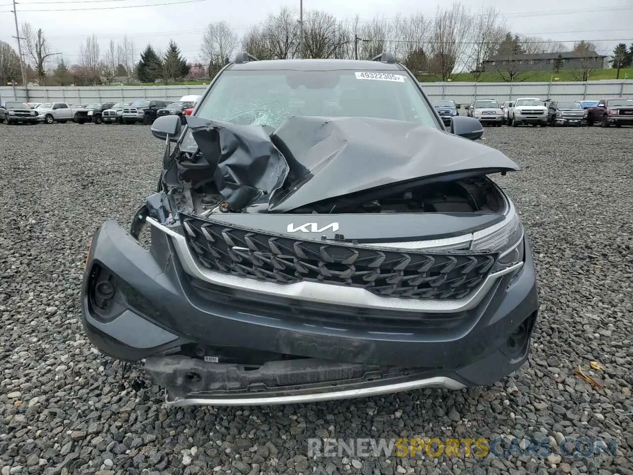 5 fotografías del automóvil dañado KNDEUCA24P7347845 KIA SELTOS NIG 2023
