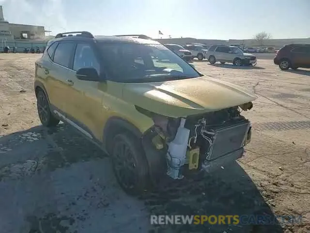 11 fotografías del automóvil dañado KNDEUCA26P7351251 KIA SELTOS NIG 2023
