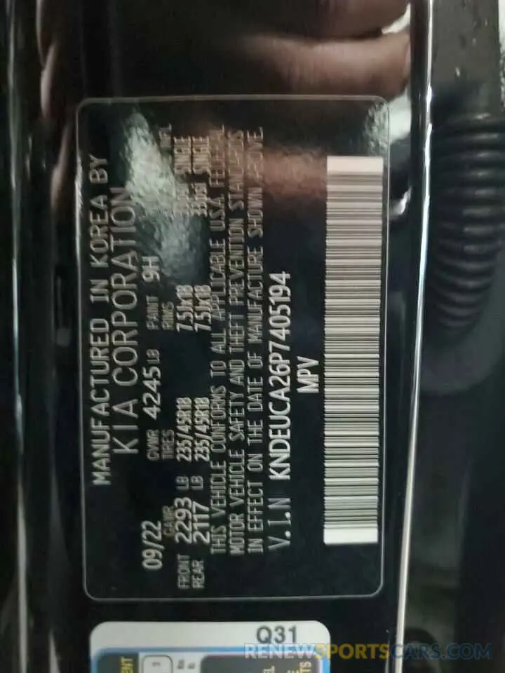 14 fotografías del automóvil dañado KNDEUCA26P7405194 KIA SELTOS NIG 2023