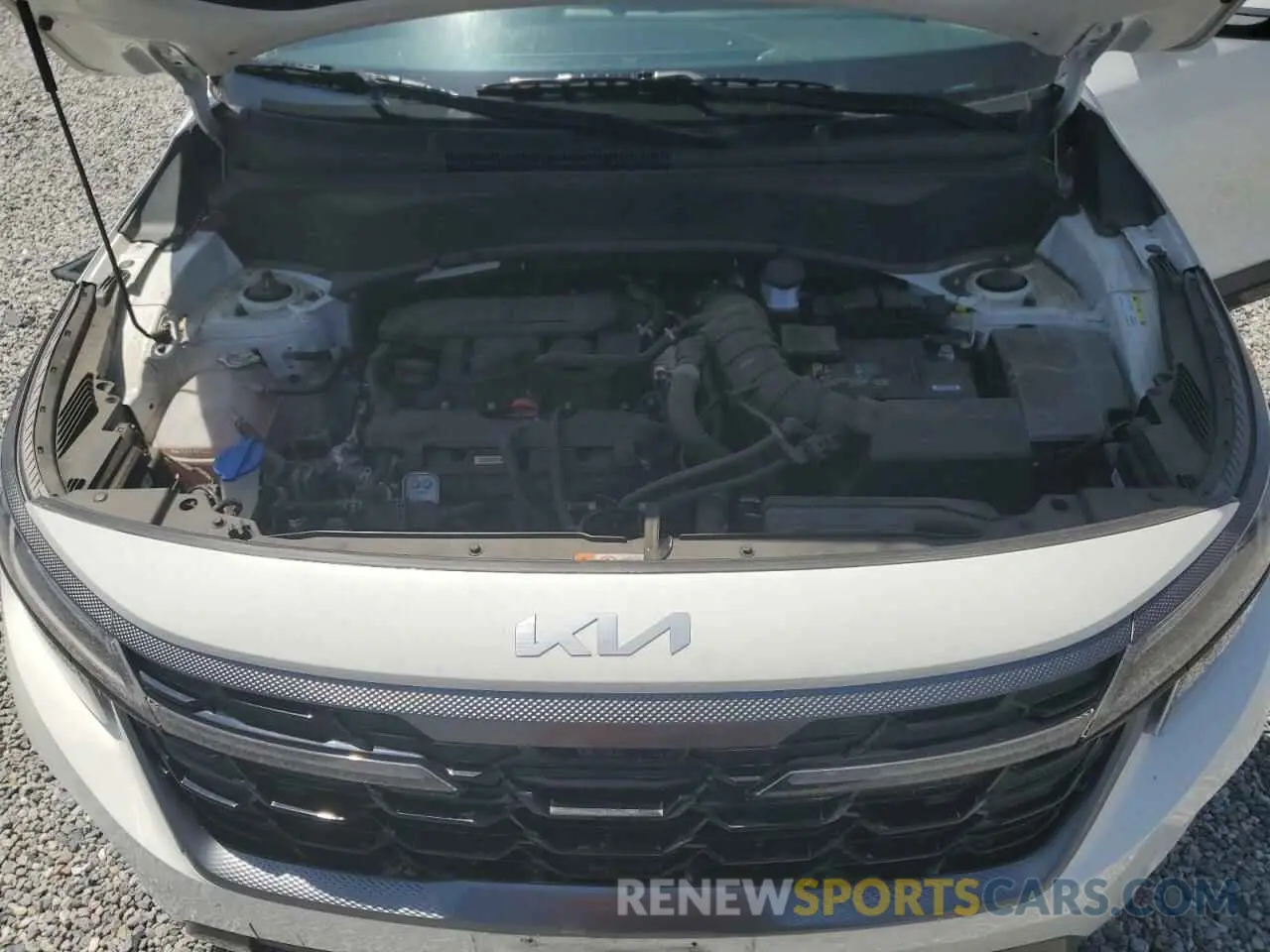 12 fotografías del automóvil dañado KNDEUCA70R7588199 KIA SELTOS X L 2024