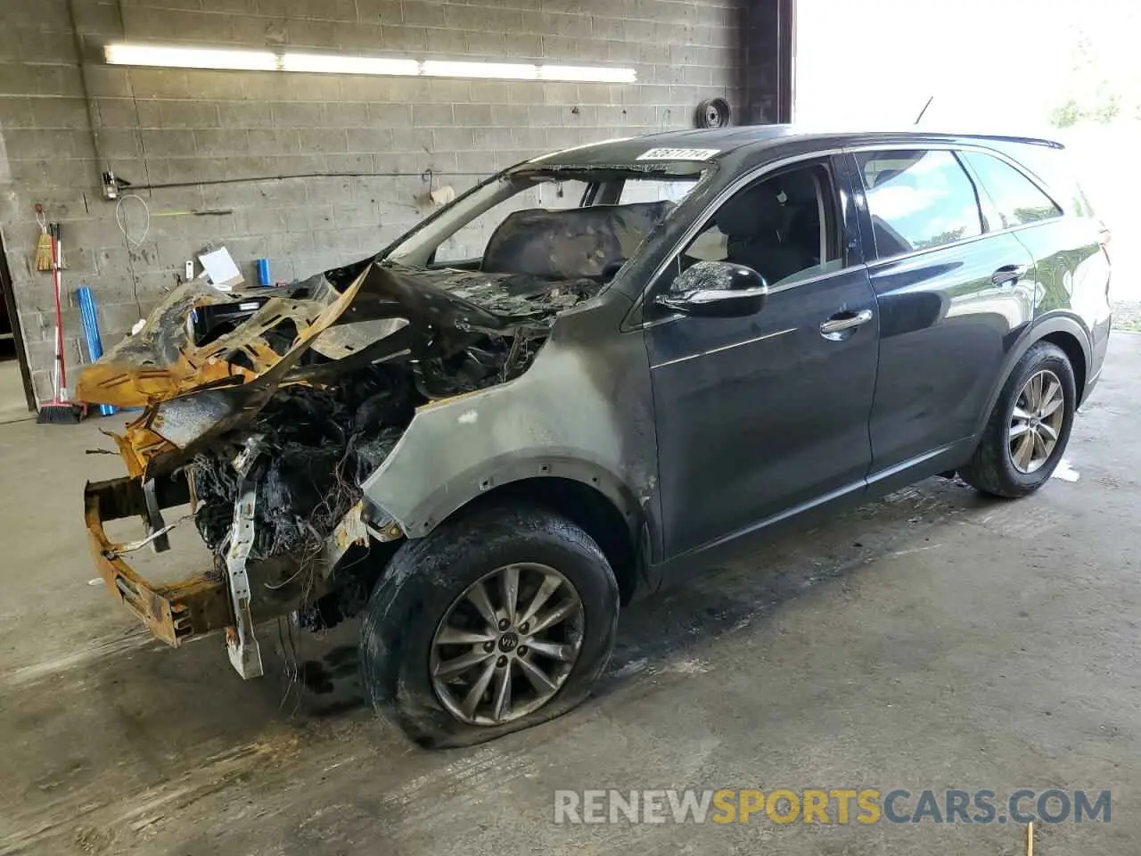 1 fotografías del automóvil dañado 5XYPG4A30KG509142 KIA SORENTO 2019