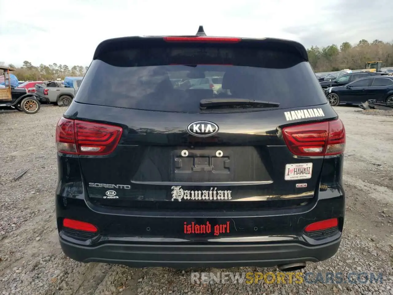 6 fotografías del automóvil dañado 5XYPG4A30KG546577 KIA SORENTO 2019