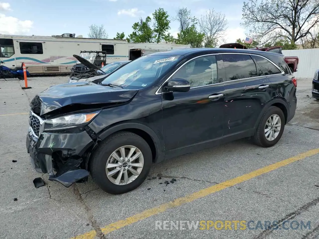 1 fotografías del automóvil dañado 5XYPG4A30KG551245 KIA SORENTO 2019