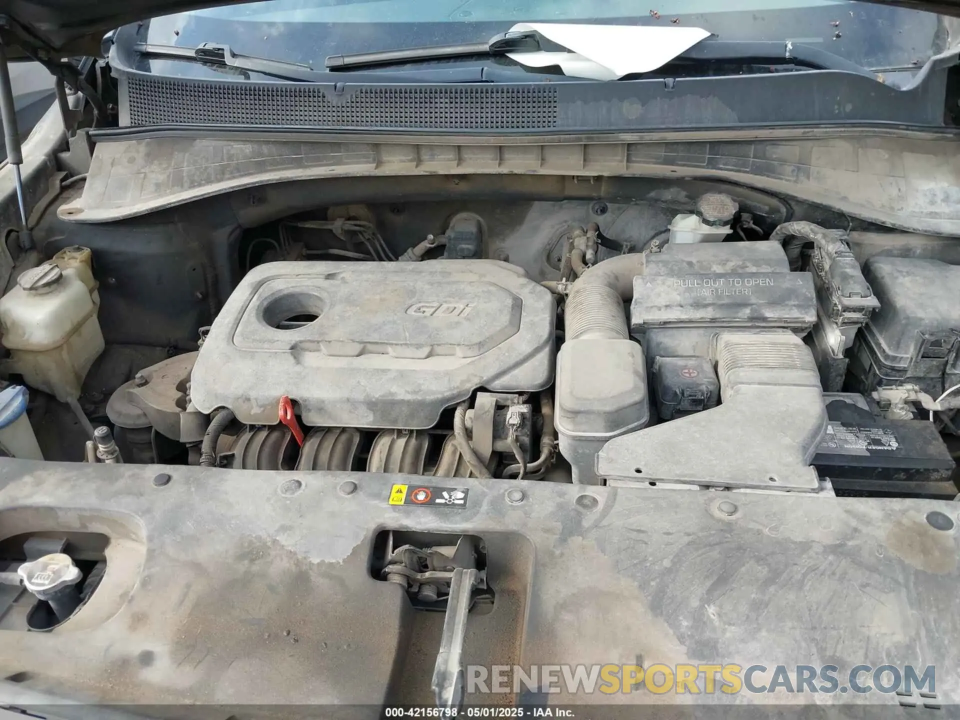 10 fotografías del automóvil dañado 5XYPG4A30KG560480 KIA SORENTO 2019