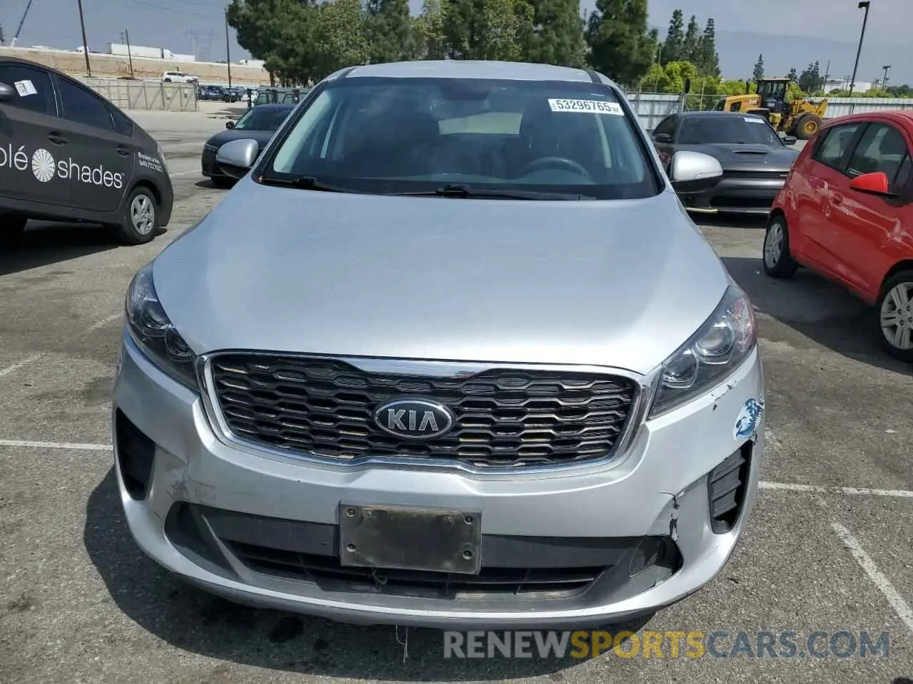5 fotografías del automóvil dañado 5XYPG4A31KG555272 KIA SORENTO 2019