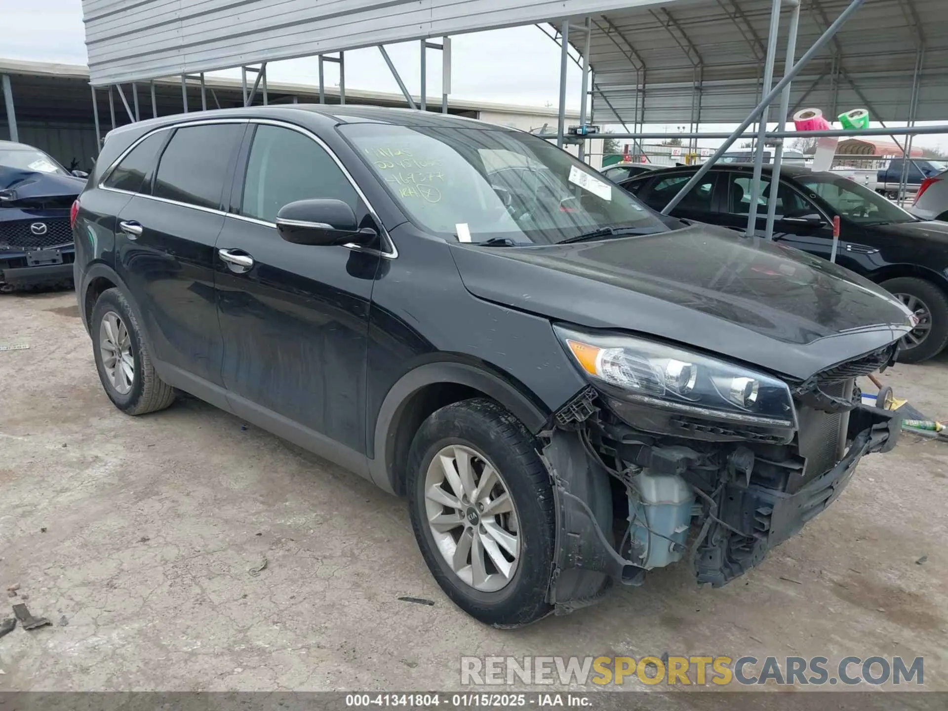 1 fotografías del automóvil dañado 5XYPG4A32KG467377 KIA SORENTO 2019