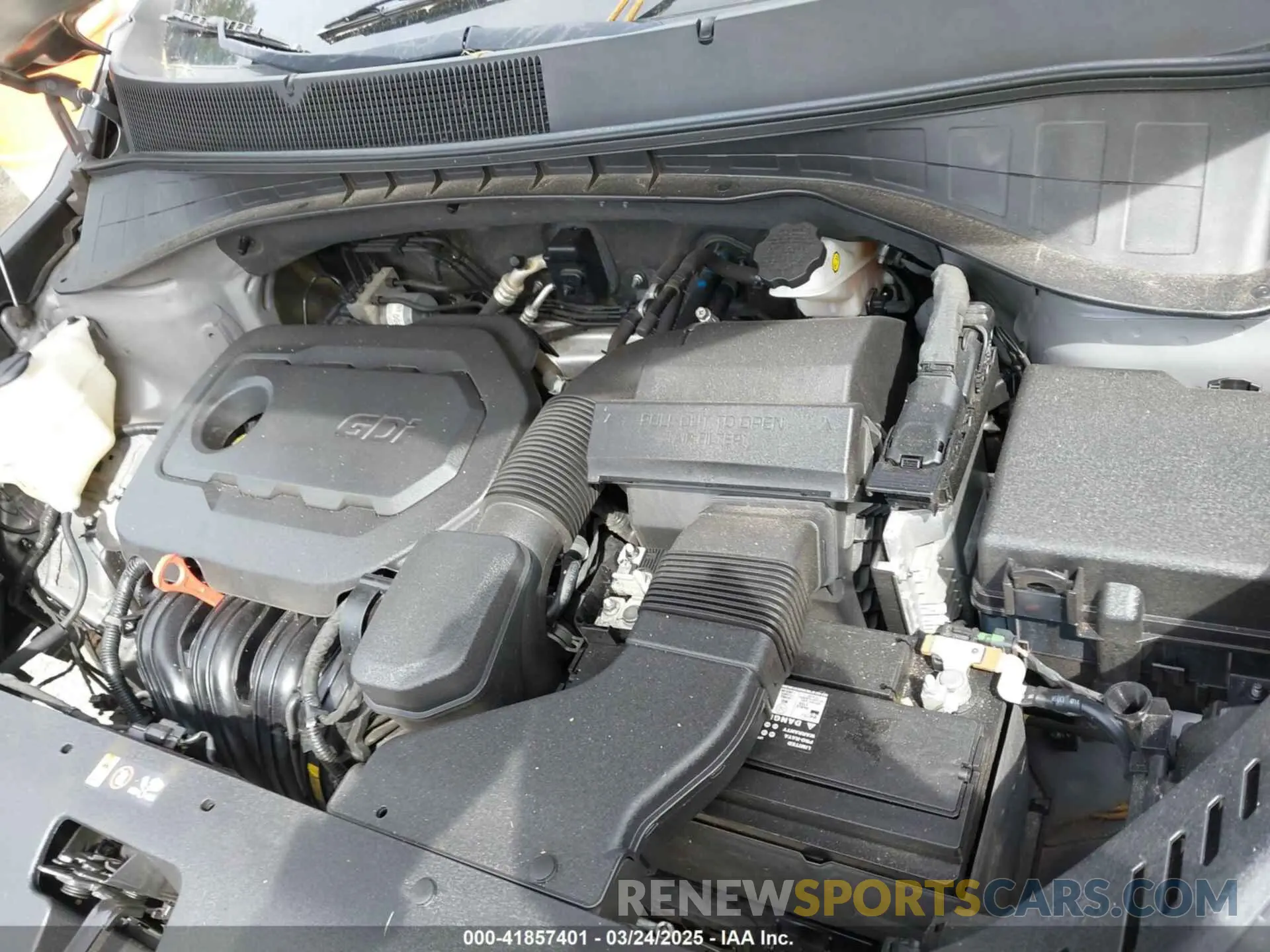 10 fotografías del automóvil dañado 5XYPG4A32KG512687 KIA SORENTO 2019