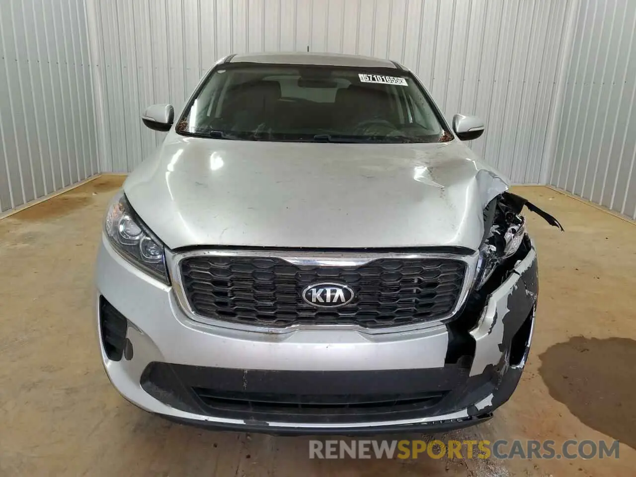 5 fotografías del automóvil dañado 5XYPG4A32KG583114 KIA SORENTO 2019
