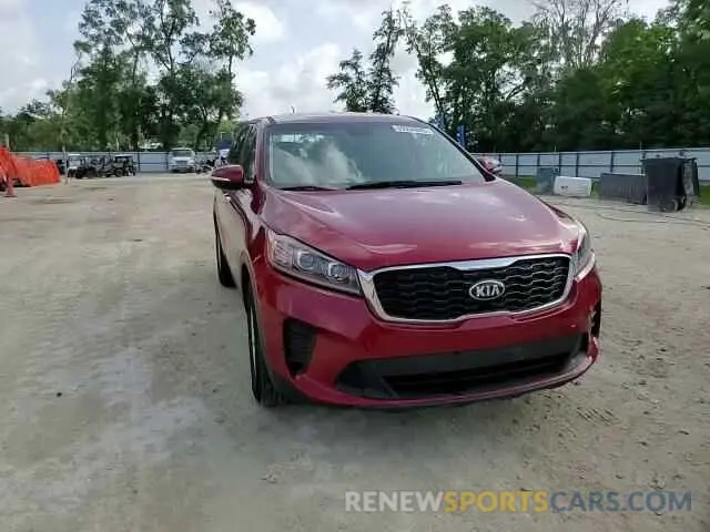 15 fotografías del automóvil dañado 5XYPG4A33KG514514 KIA SORENTO 2019