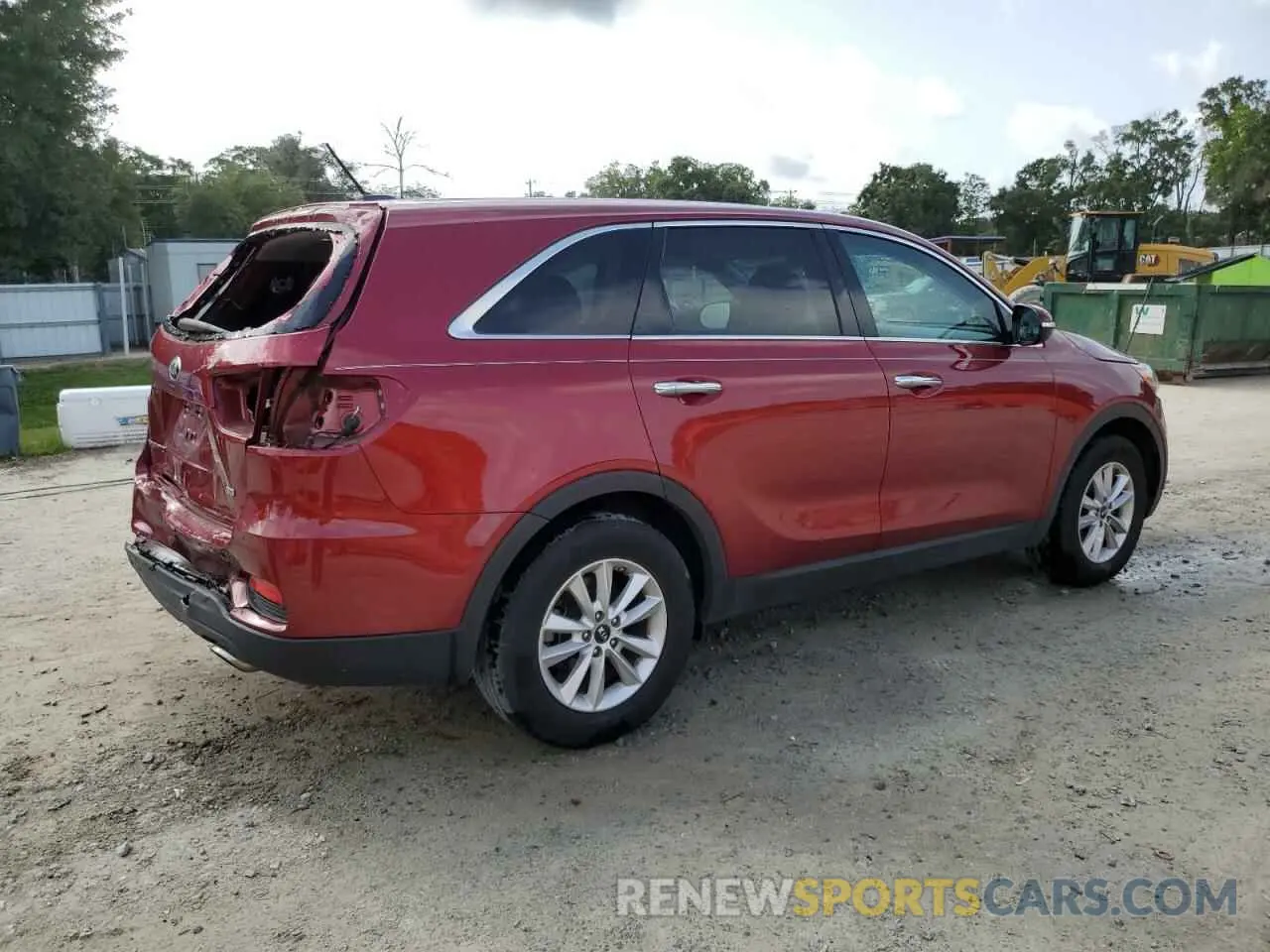3 fotografías del automóvil dañado 5XYPG4A33KG514514 KIA SORENTO 2019