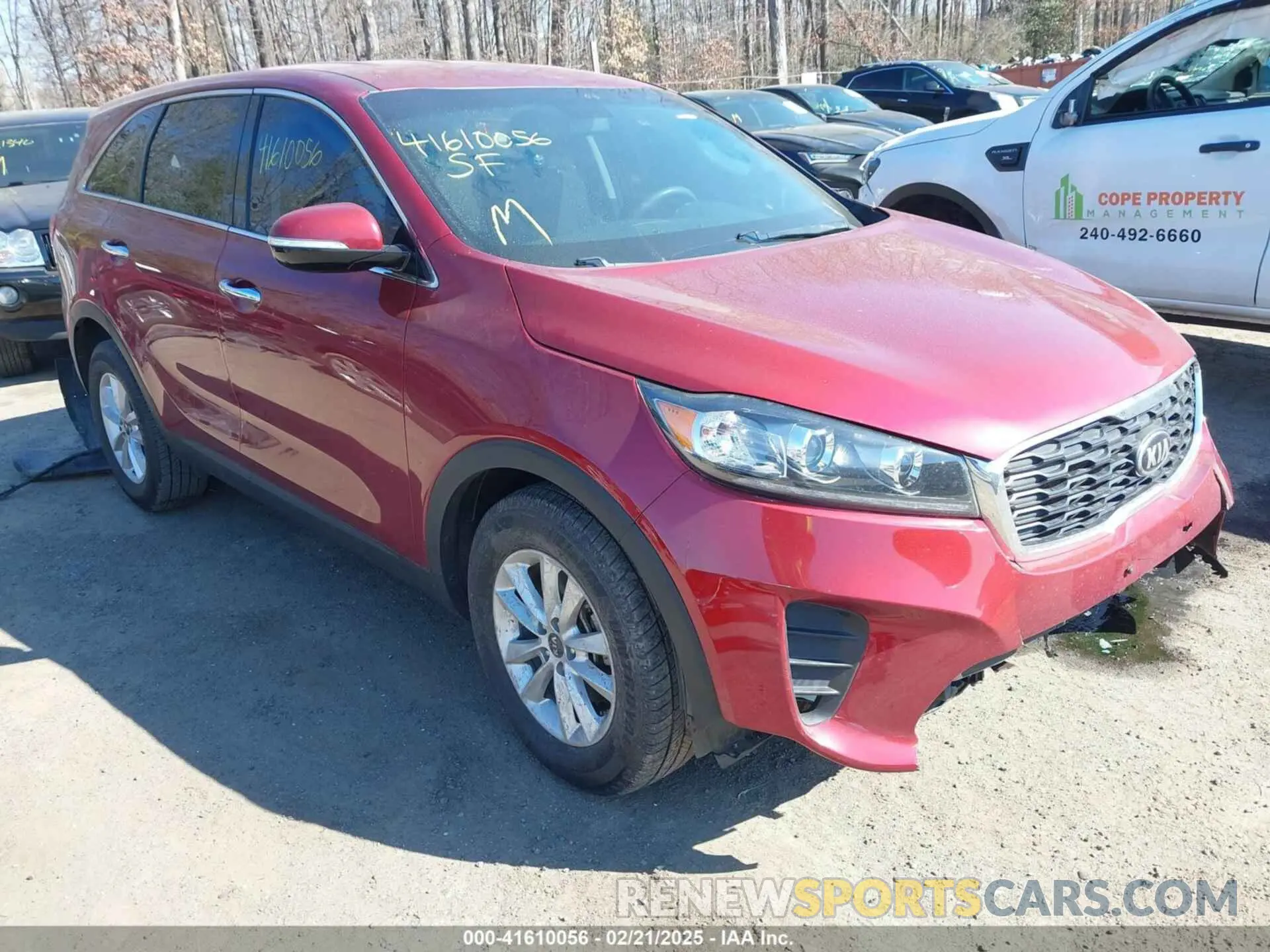 1 fotografías del automóvil dañado 5XYPG4A33KG574065 KIA SORENTO 2019