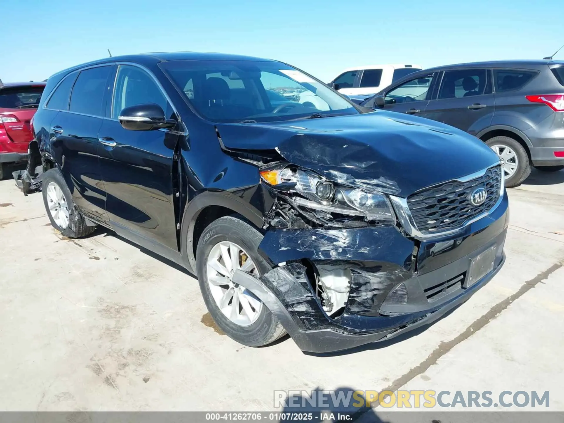1 fotografías del automóvil dañado 5XYPG4A33KG582988 KIA SORENTO 2019