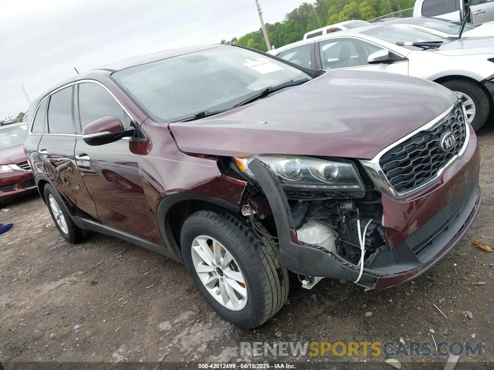 1 fotografías del automóvil dañado 5XYPG4A34KG510570 KIA SORENTO 2019