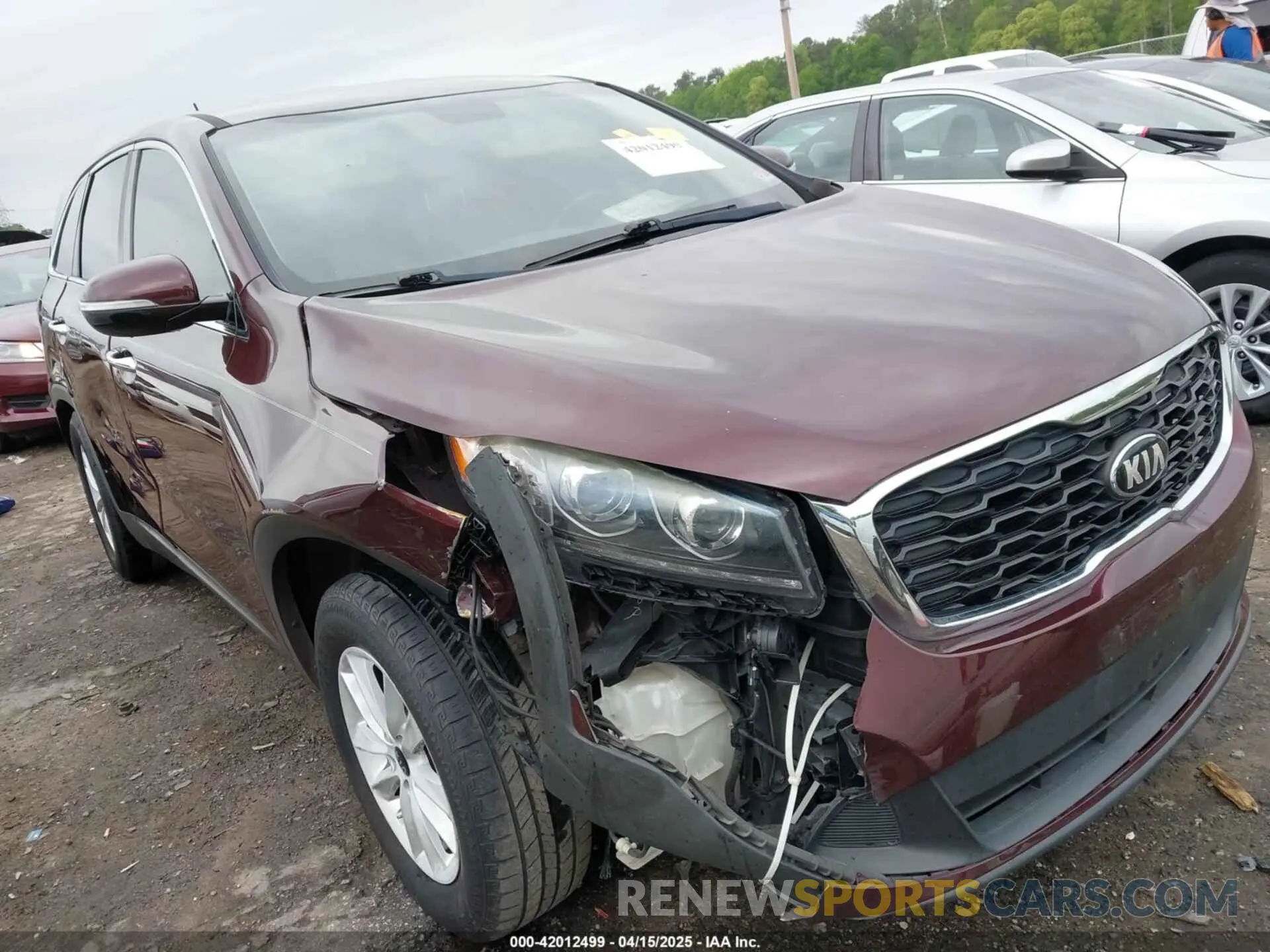 6 fotografías del automóvil dañado 5XYPG4A34KG510570 KIA SORENTO 2019