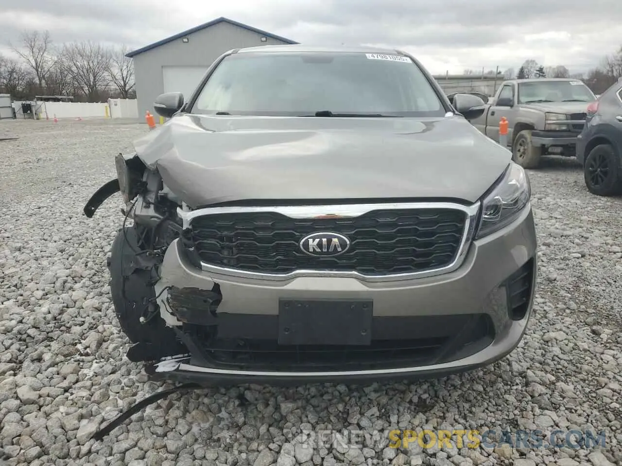 5 fotografías del automóvil dañado 5XYPG4A35KG542167 KIA SORENTO 2019