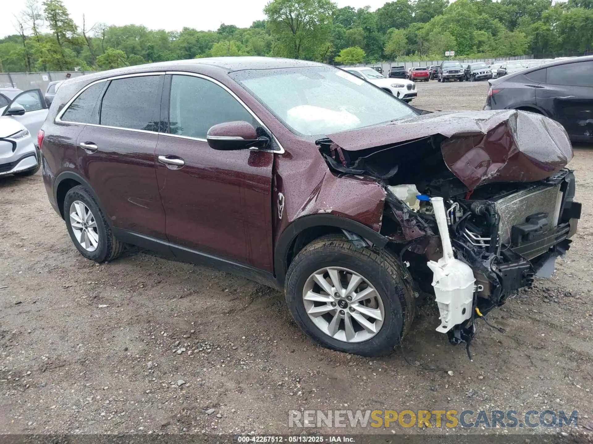 1 fotografías del automóvil dañado 5XYPG4A35KG576058 KIA SORENTO 2019