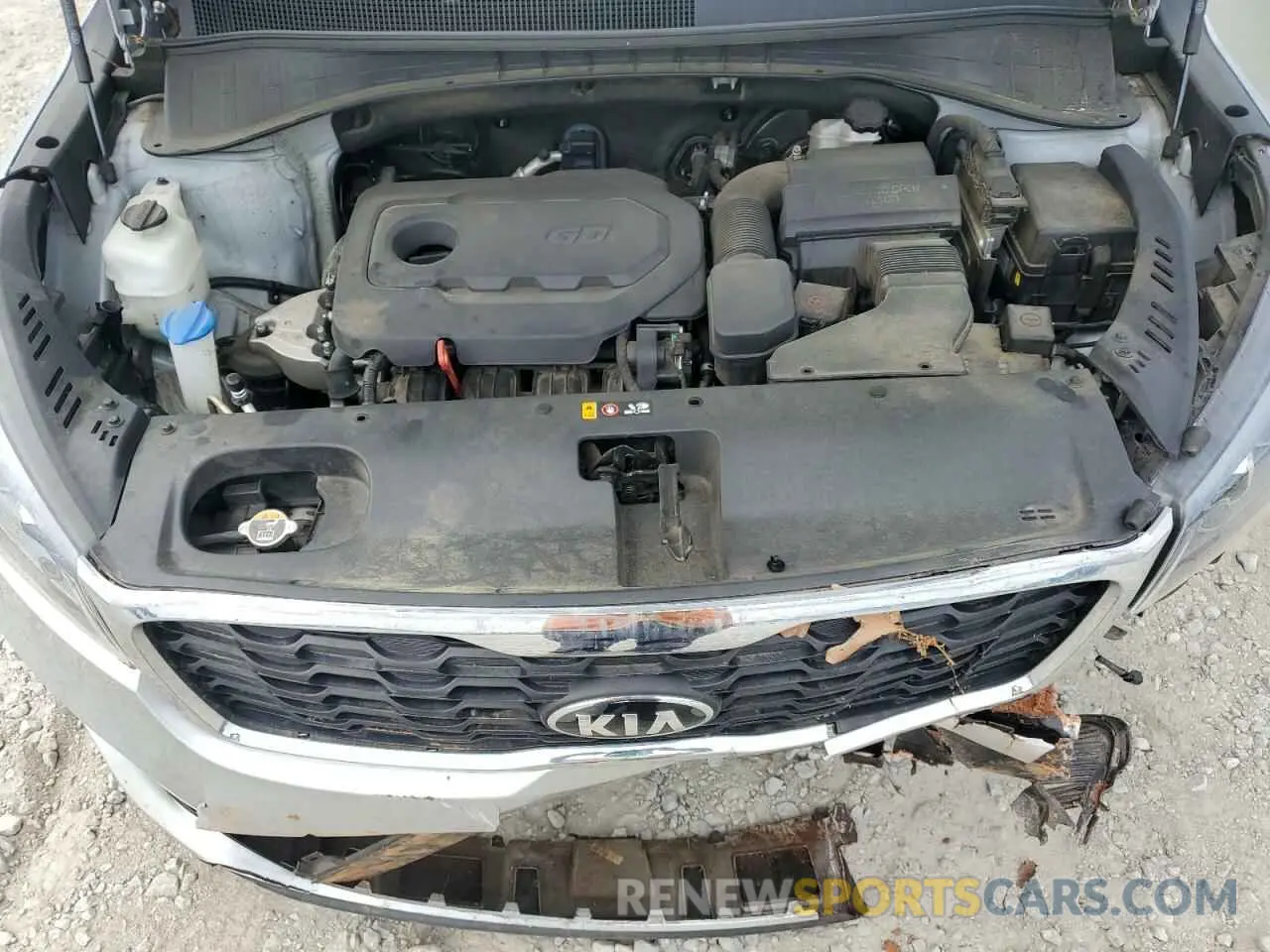 12 fotografías del automóvil dañado 5XYPG4A35KG581888 KIA SORENTO 2019