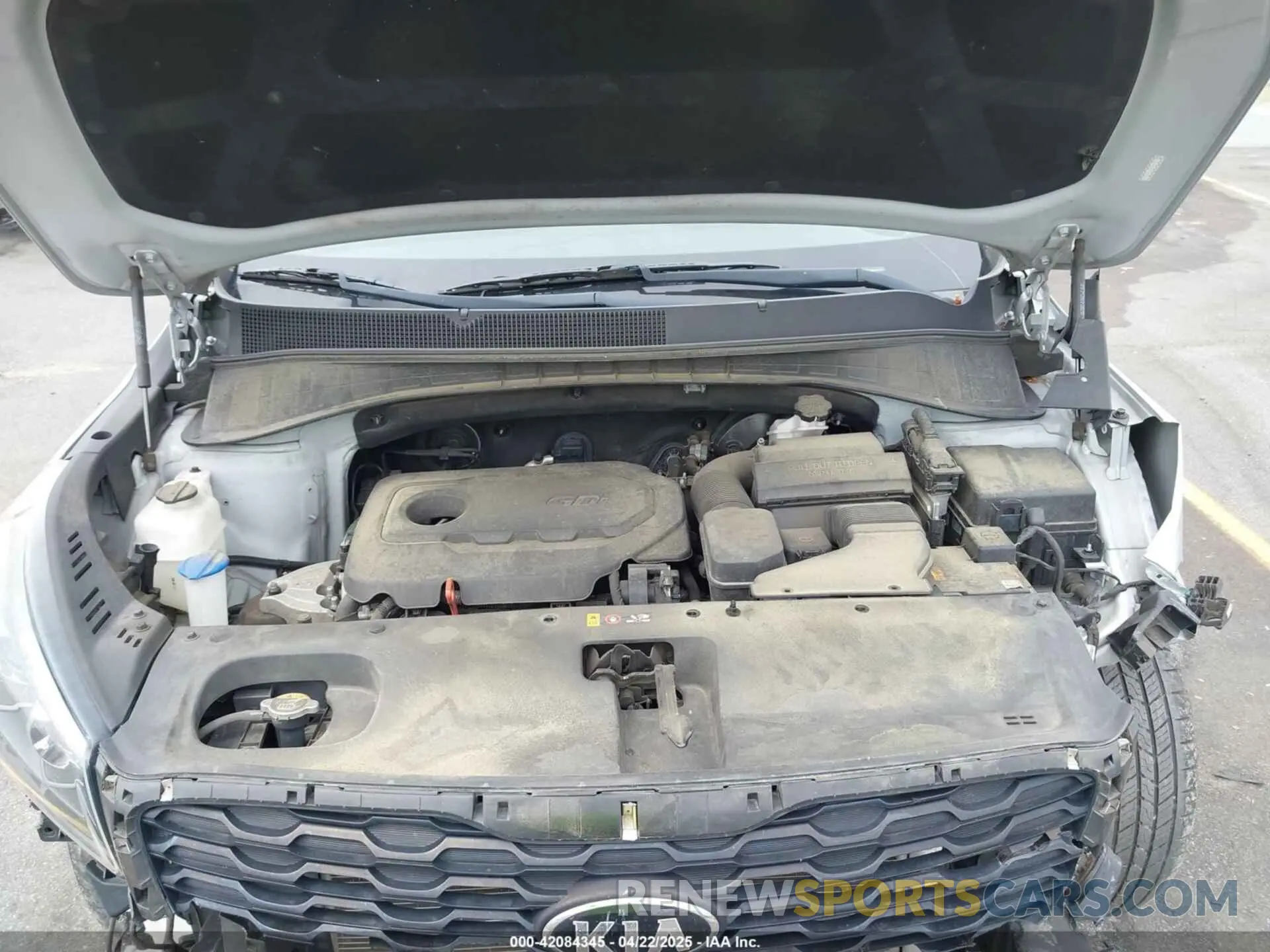 10 fotografías del automóvil dañado 5XYPG4A36KG593306 KIA SORENTO 2019