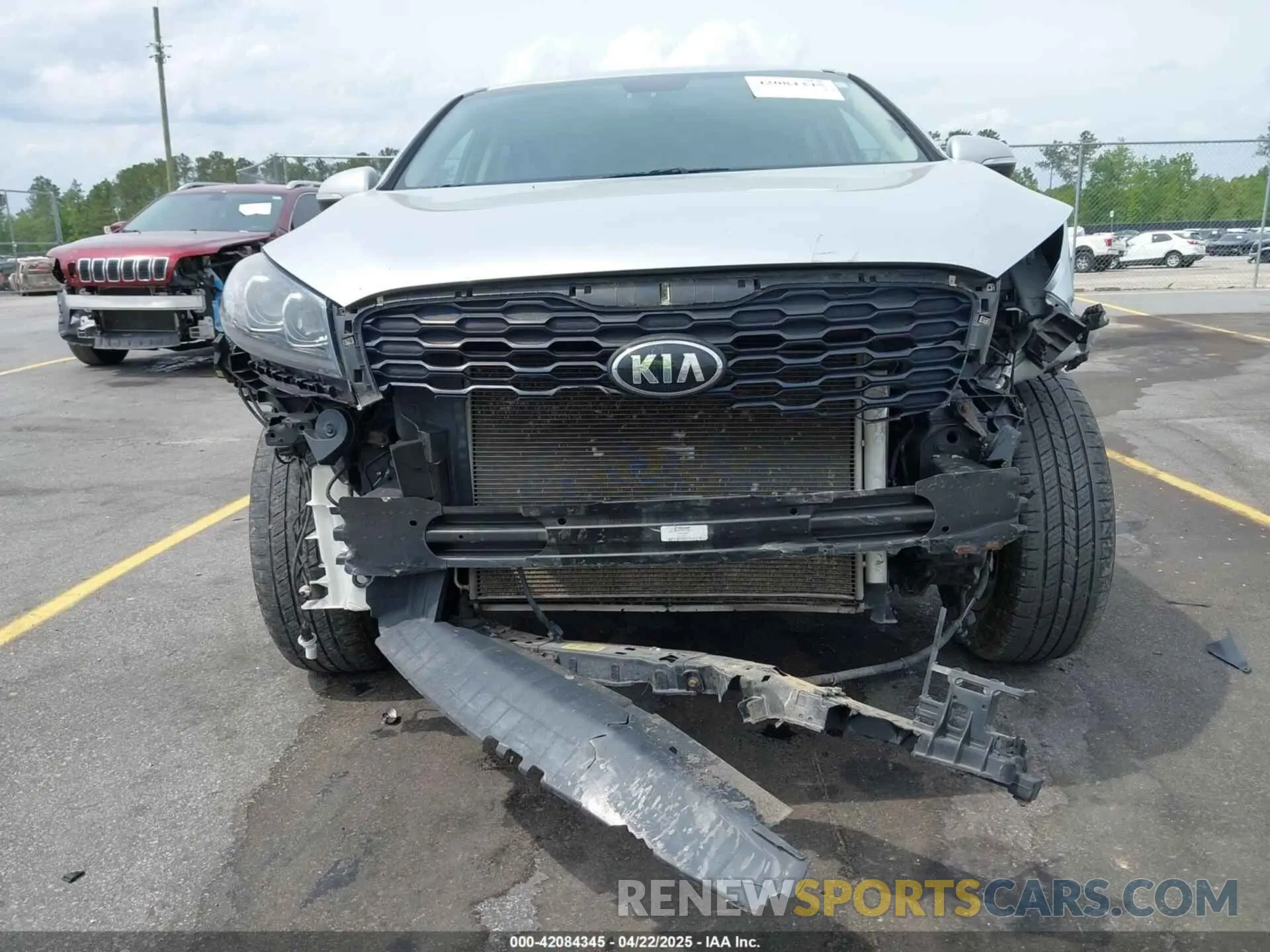 6 fotografías del automóvil dañado 5XYPG4A36KG593306 KIA SORENTO 2019