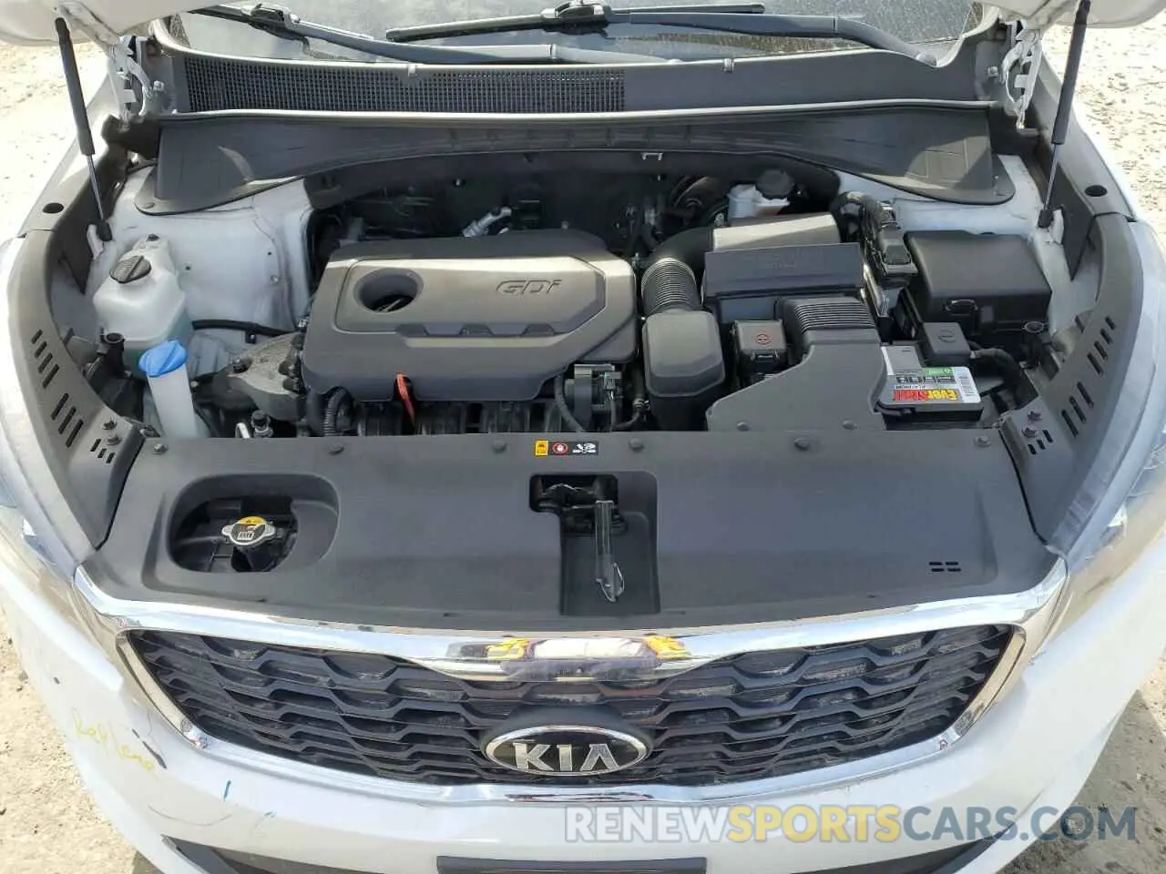 12 fotografías del automóvil dañado 5XYPG4A37KG515522 KIA SORENTO 2019