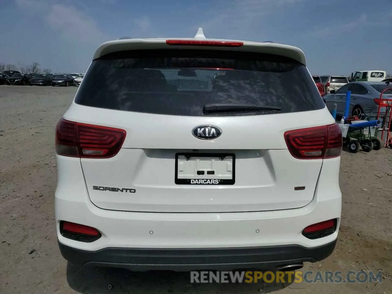 6 fotografías del automóvil dañado 5XYPG4A37KG515522 KIA SORENTO 2019