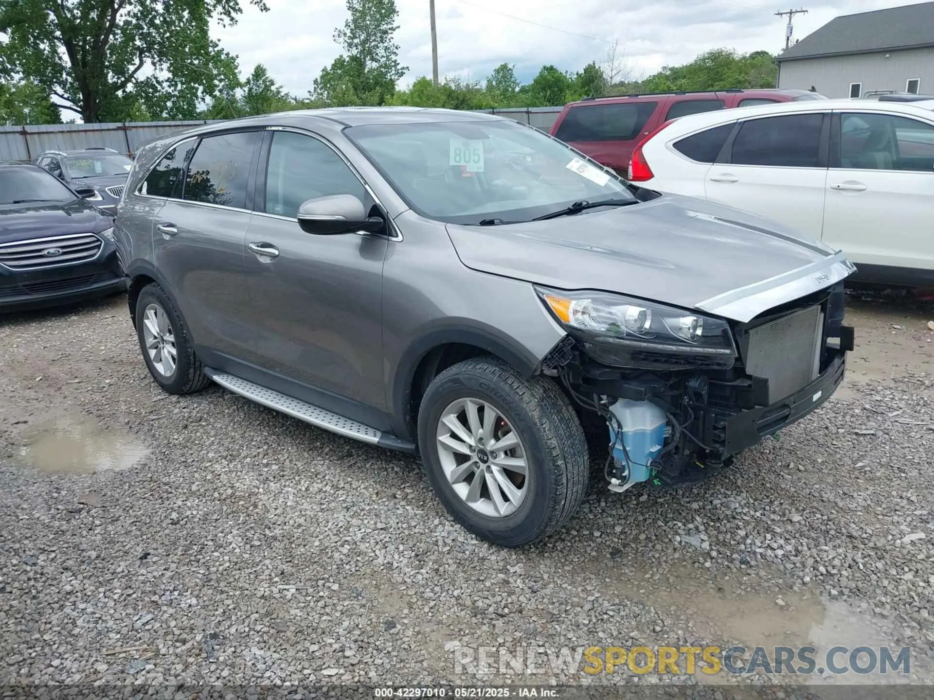 1 fotografías del automóvil dañado 5XYPG4A38KG533060 KIA SORENTO 2019