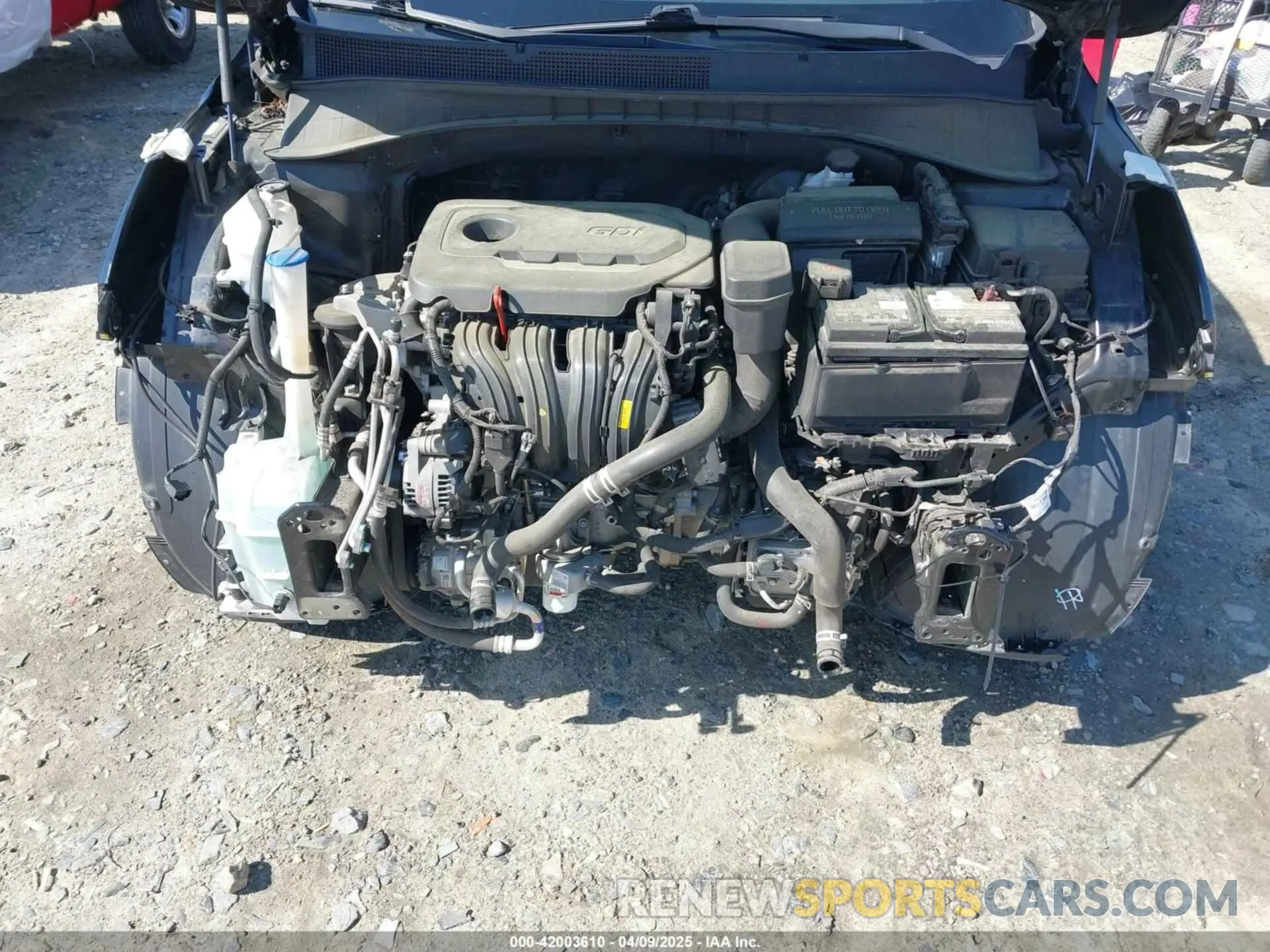 10 fotografías del automóvil dañado 5XYPG4A38KG574269 KIA SORENTO 2019